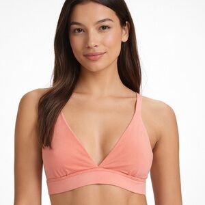 Lululemon Wundermost Triangle Bralette Nulu Peach Pink Size 4 & 6 NWT